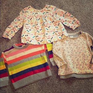 3 Gap 12-18 month shirts